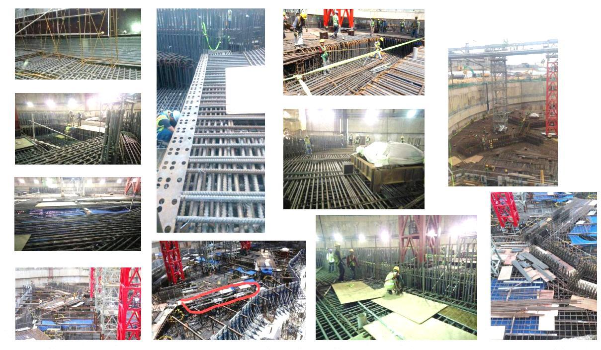 Steel structure and transport infrastructure works