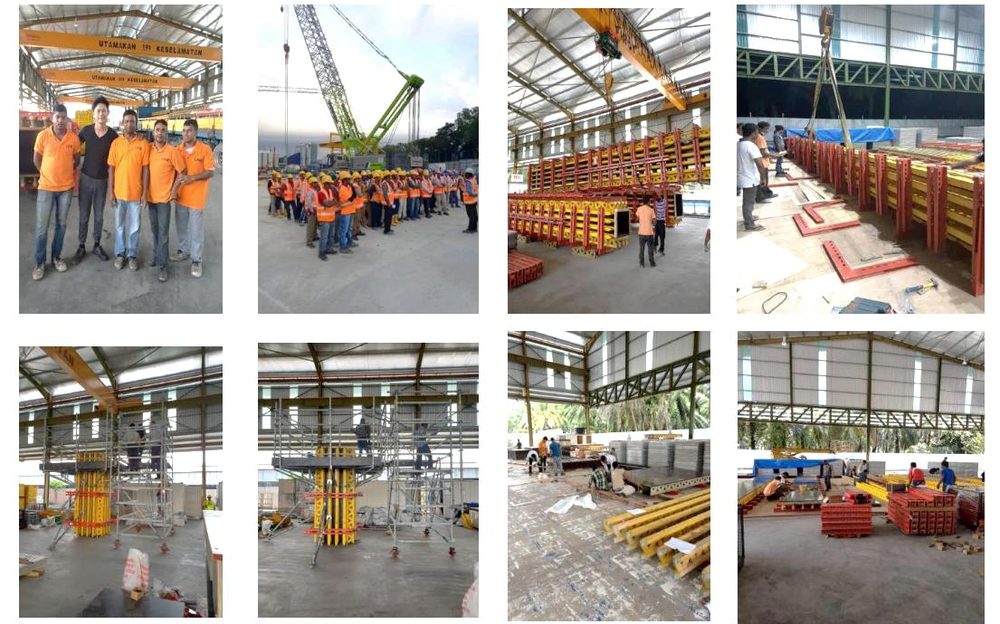 Project team and labour supply works
