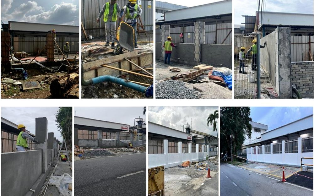 Building compound and facility maintenance